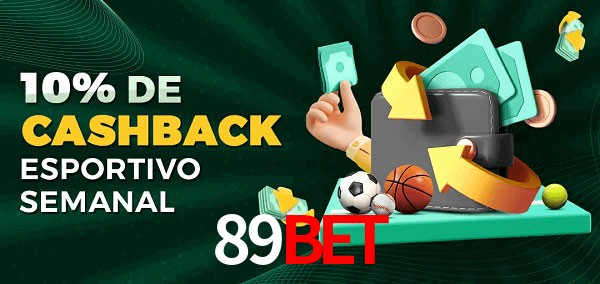 10% de bônus de cashback na 89BET